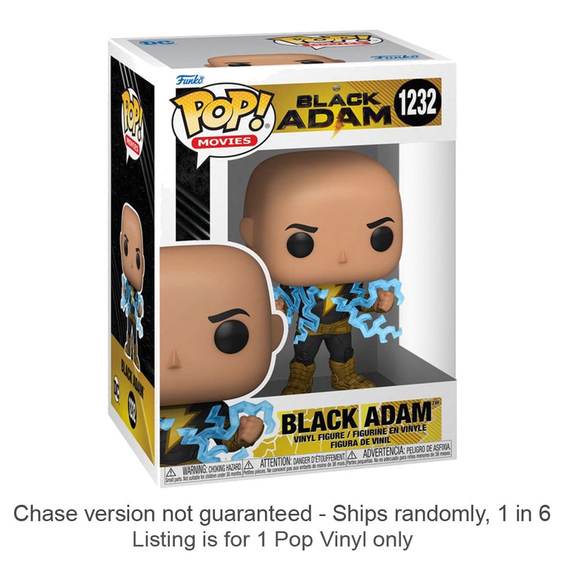 Black Adam (2022) Black Adam Pop! Chase en vinyle expdie 1 sur 6