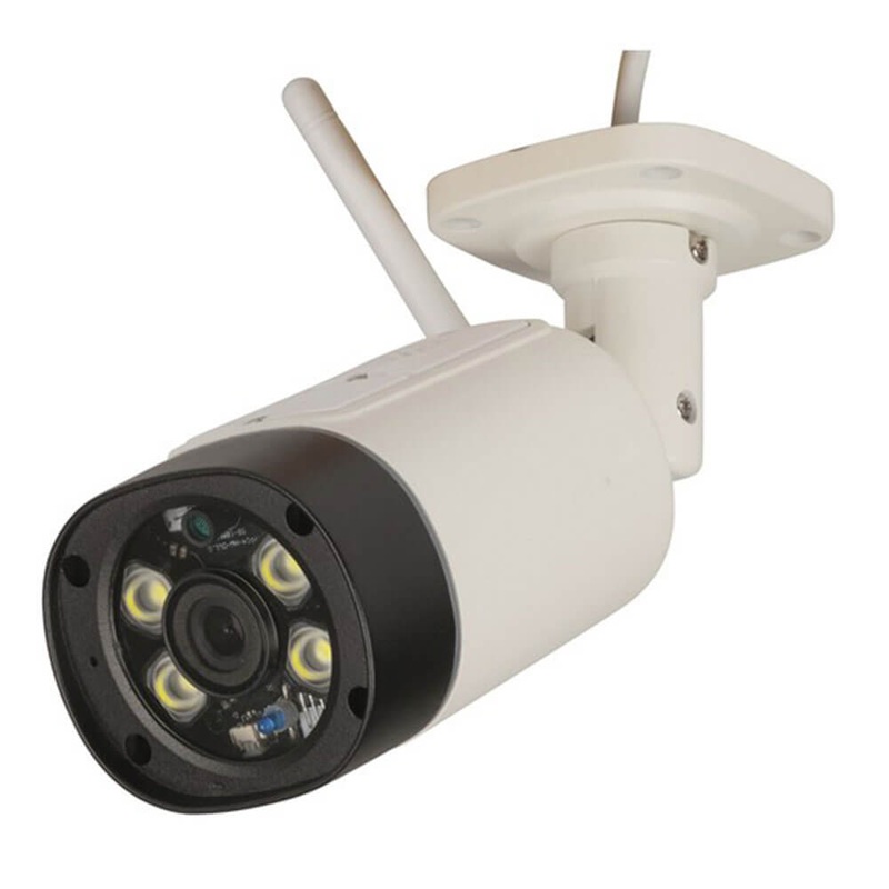 Camra IP Wi-Fi NEXTECH 1080P avec projecteurs LED