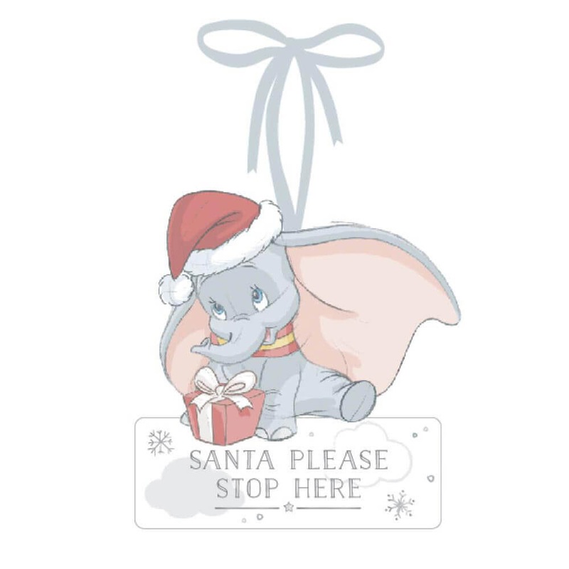 Disney Magical Christmas Santa s'il vous plat arrtez ici plaque