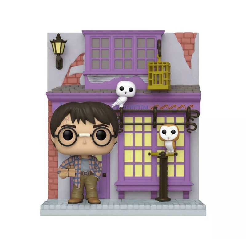 Harry Potter Owl Emporium avec Harry Diagon Alley Pop! De luxe
