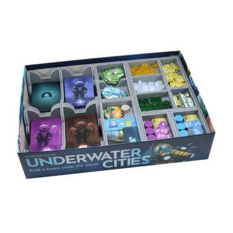 Inserts de jeux spatiaux plis: villes sous-marines