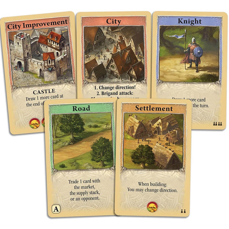 Lutte pour le jeu de cartes Catan