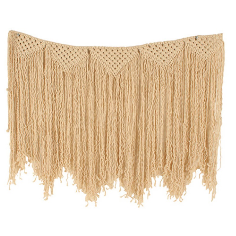 Madeline Macrame Bed Head ou Mur Decoration (32x20cm)