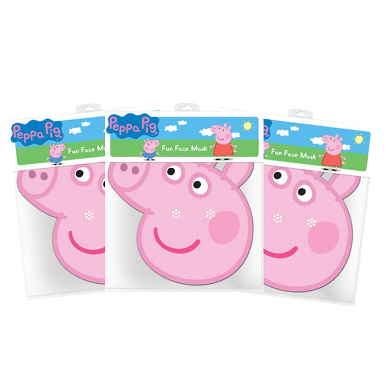 Masques en carton de porc peppa 3 pk