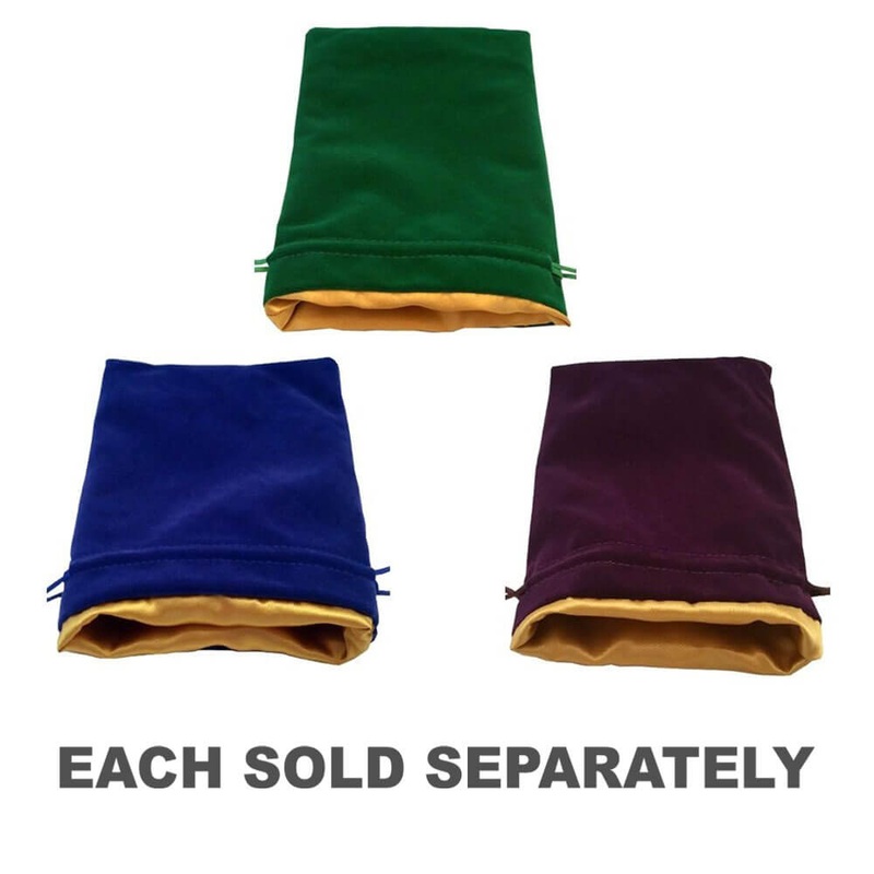 MDG grand sac de ds en velours (avec doublure en satin en or)