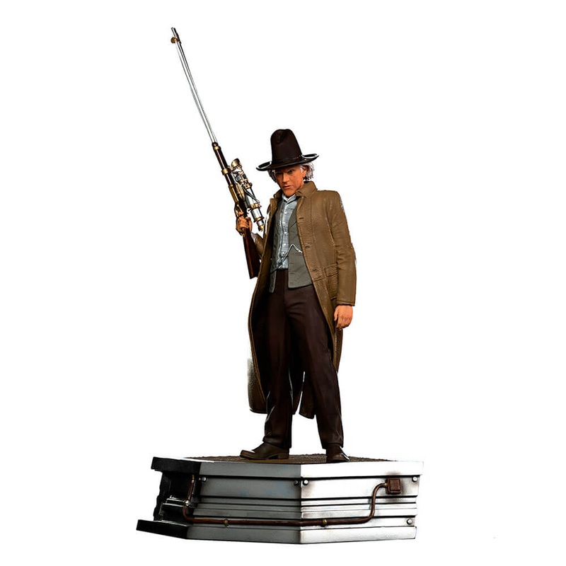 Retour  The Future 3 Doc Brown 1:10 Scale Statue