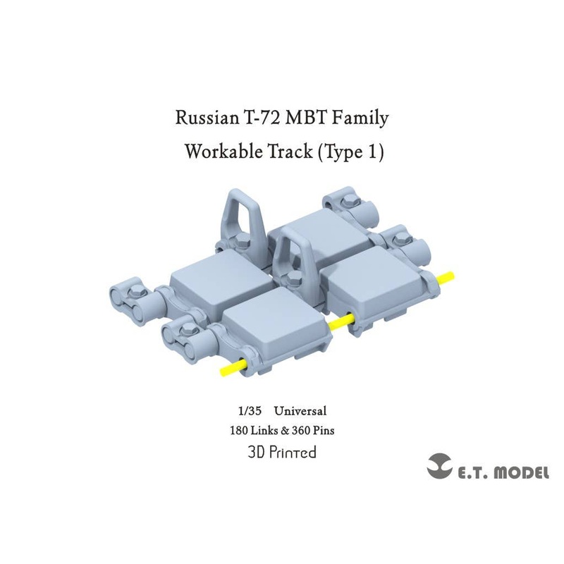 1/35 Current Use Russia Movable Crawler Track Type.1 for T-72 MBT Series