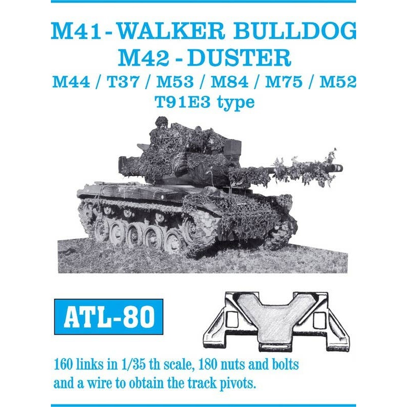 1/35 M41 Walker Bulldog / M42 Duster / M44 / T37 / M53 / M84 / M75 / M52 (T91E3 type)