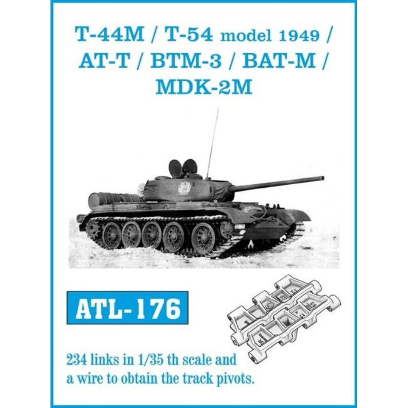 1/35 Metal Tracks for T-44M/T-54 Model 1949/AT-T/BTM-3/BAT-M/MDK2-M