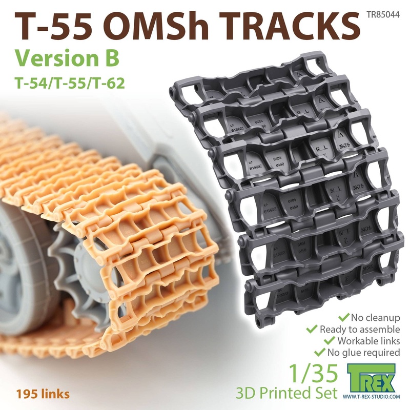 1/35 Movable Track Version for T-55 OMSh Version B