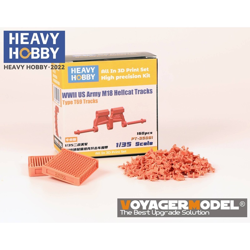 1/35 Movable Tracks for US Tank Destroyer M18 Hellcat