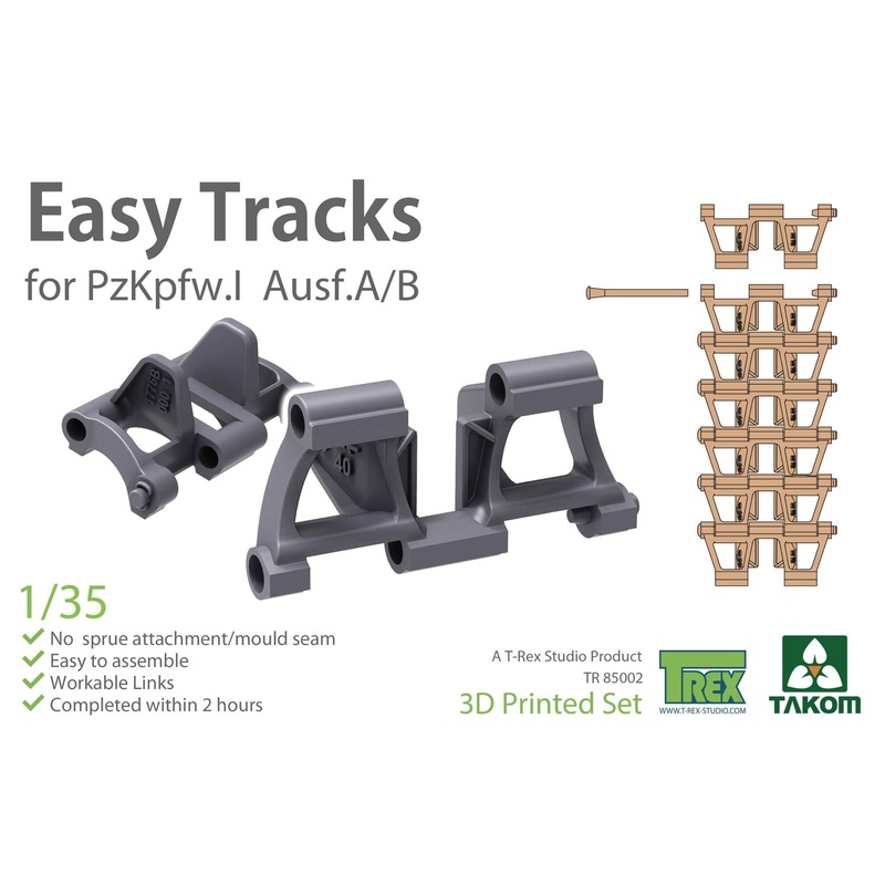1/35 Track Set For Panzer I Late Model (Made By 3D Printer)