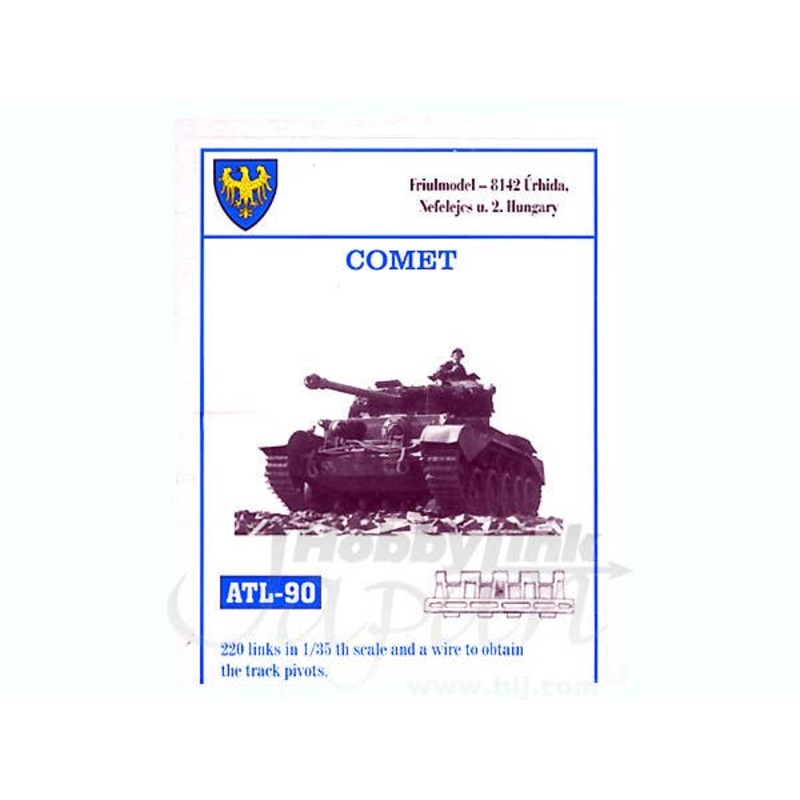 1/35 Working Metal Track Set for Comet