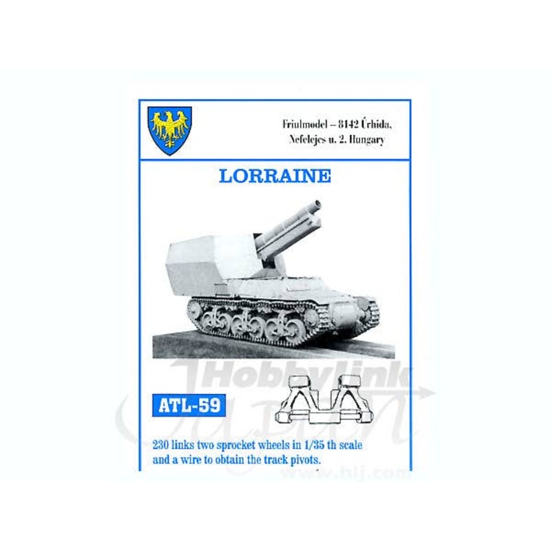 1/35 Working Metal Track Set for Lorraine