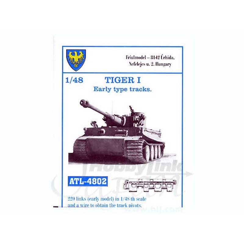 1/48 Working Metal Early Type Track Set for Tiger I