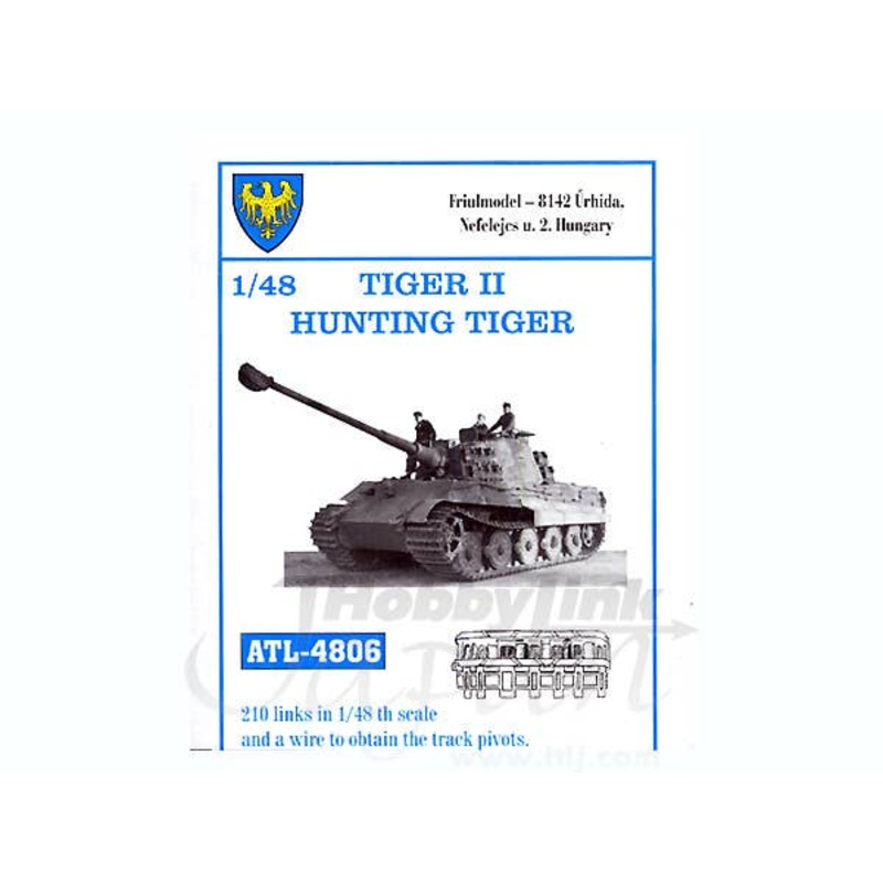 1/48 Working Metal Track Set for Tiger II / Jagdtiger