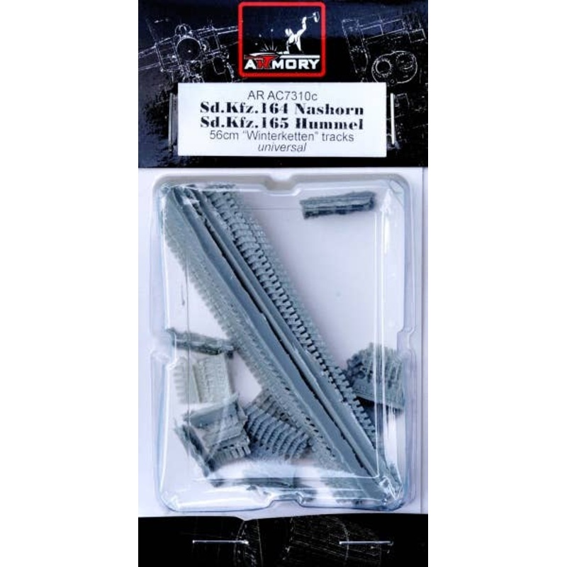 1/72 Sd.Kfz.164 Nashorn/Sd.Kfz.165 Hummel 56cm Winterketten Tracks Universal