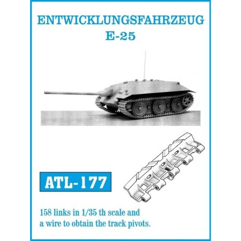 1/35 Metal Tracks for Entwicklungsfahrzeug E-25