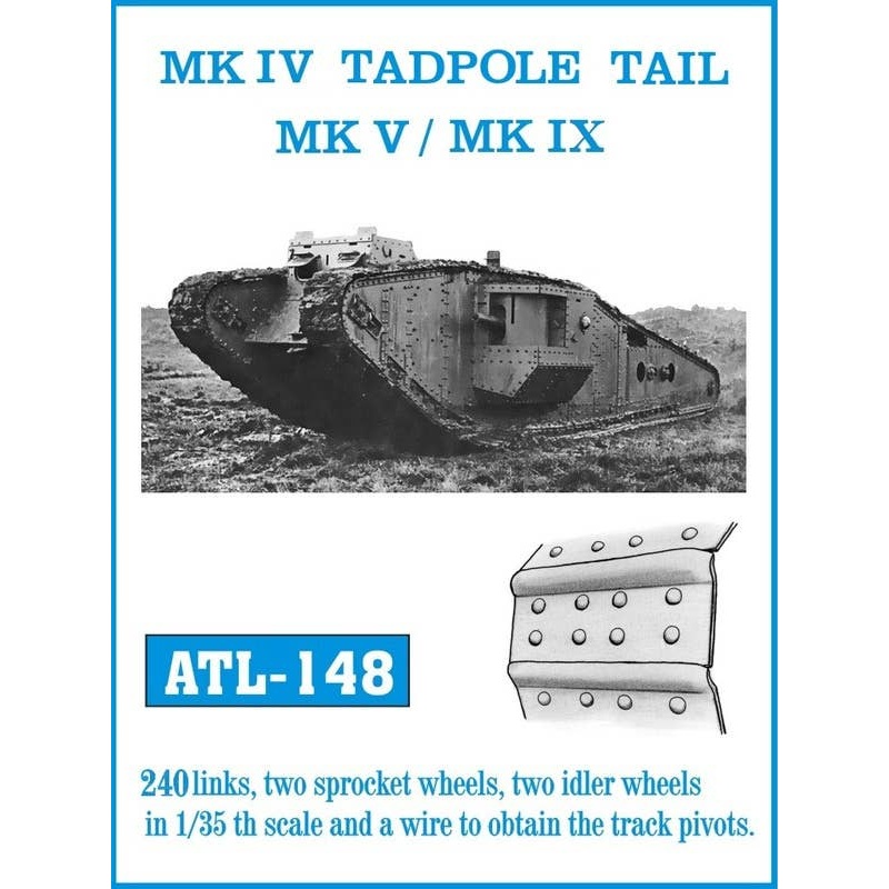 1/35 MK.IV Tadpole Tail, Diamond Tank MK.V / MK.IX