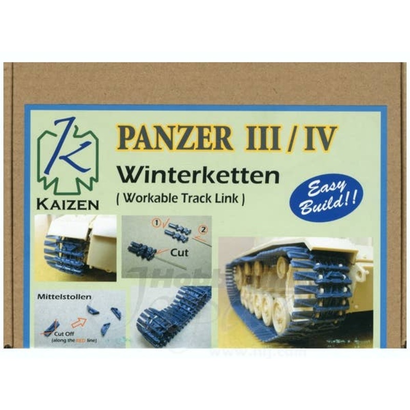 1/35 Panzer III/IV Winterketten(Workable Track Link)