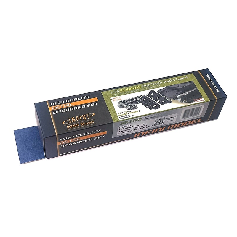 1/35 Panzerkampfwagen IV One Touch Tracks Type4 (3D printed)