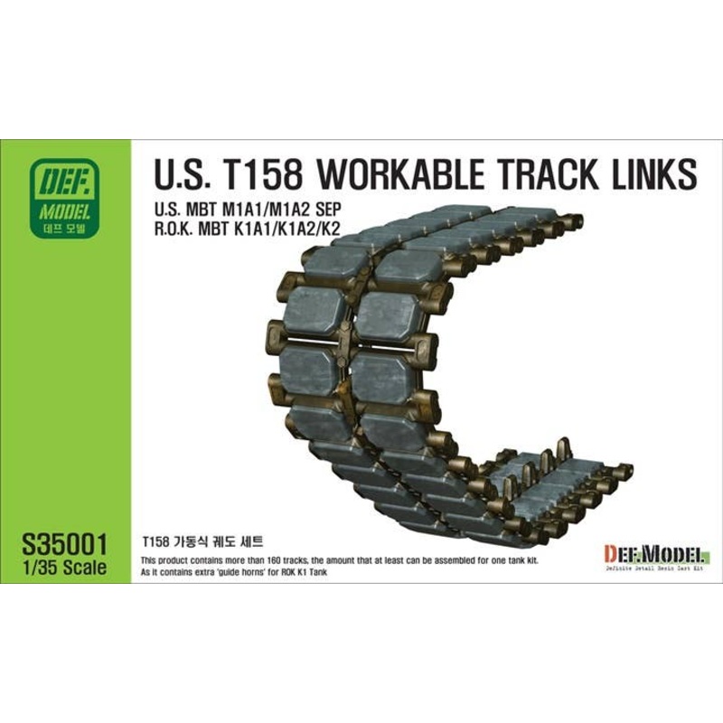 1/35 T158 Workable Track Set (for M1 Abrams)