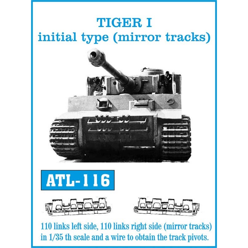 1/35 Tiger I very early type (mirror truck)
