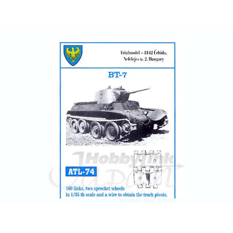 1/35 Working Metal Track Set for BT-7