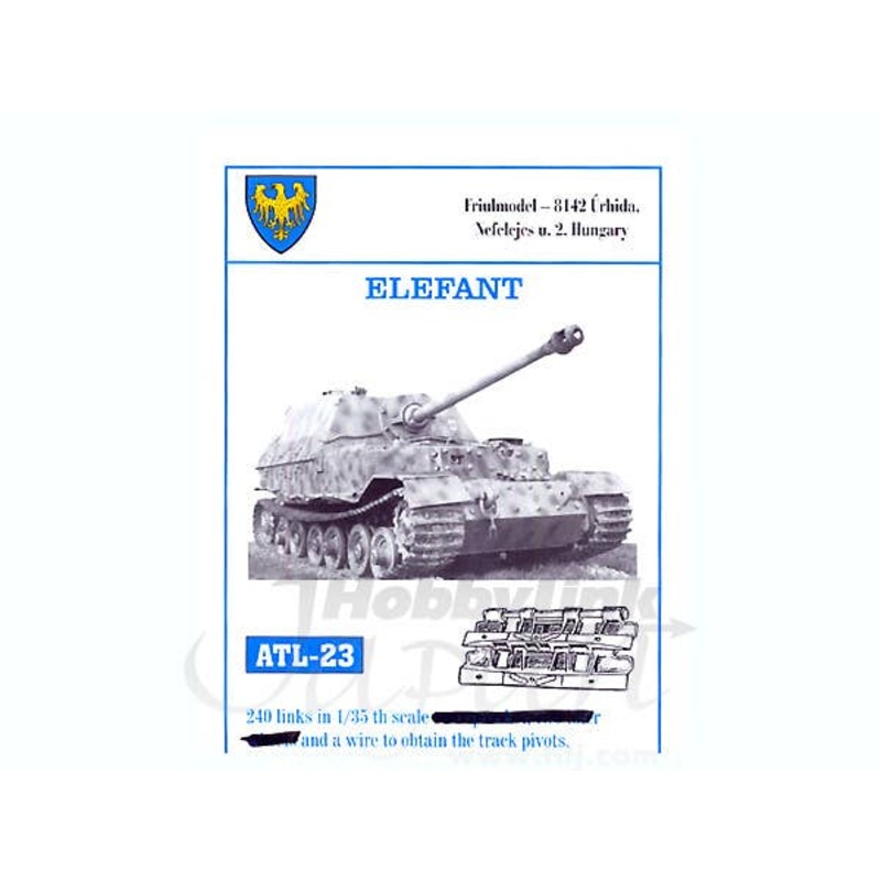1/35 Working Metal Track Set for Elefant