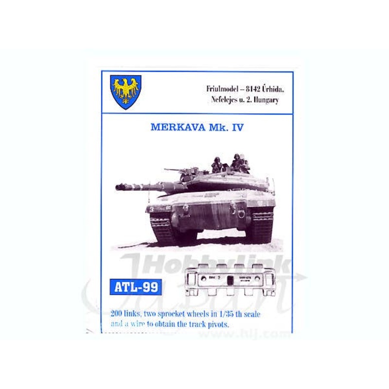 1/35 Working Metal Track Set for Merkava Mk.IV