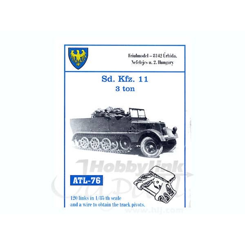 1/35 Working Metal Track Set for Sd.Kfz.11 3t Halftrack