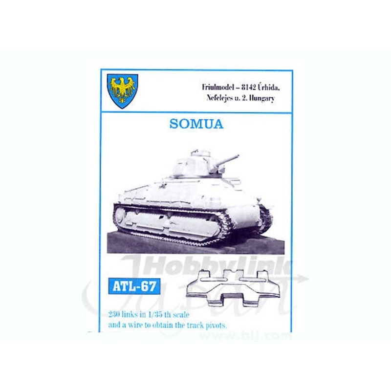 1/35 Working Metal Track Set for Somua