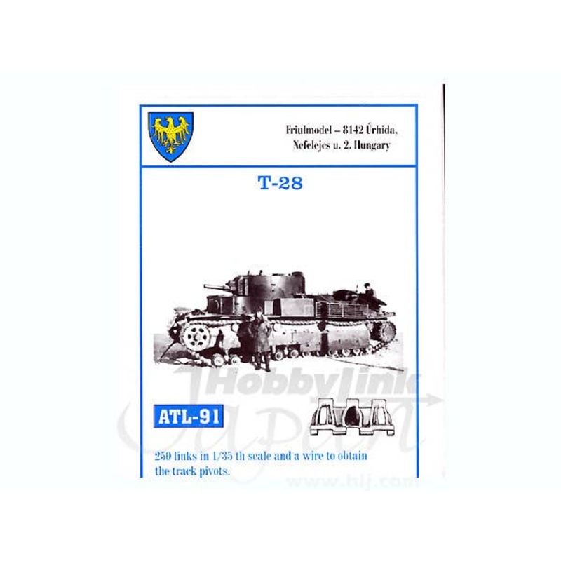 1/35 Working Metal Track Set for T-28
