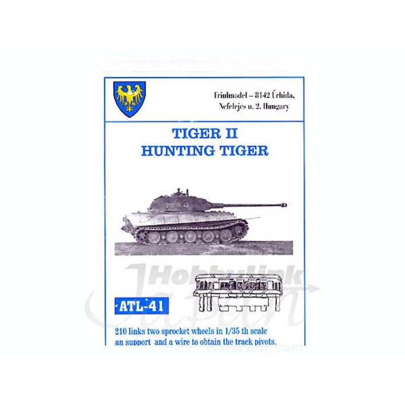 1/35 Working Metal Track Set for Tiger II / Jagdtiger (Early)
