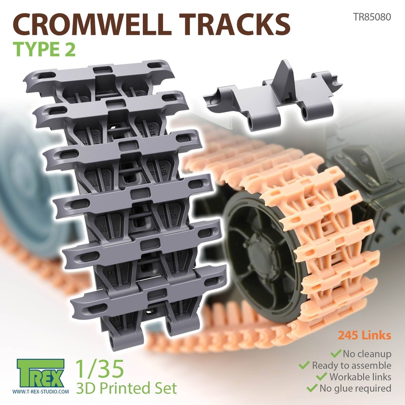 1/35 WWII British Cromwell Cruiser Tank Track Type 2