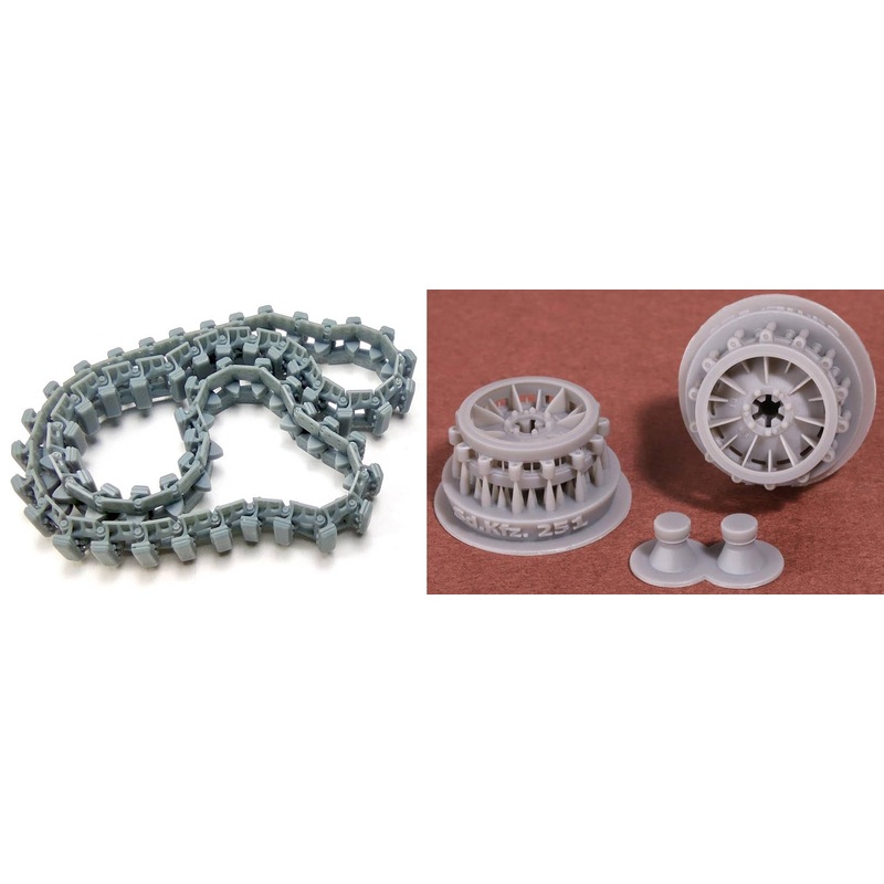 Sd.Kfz.11/Sd.Kfz. 251 early pattern steel track (Zgw 5001/280/140) with Sprocket (non poligonal rubber)