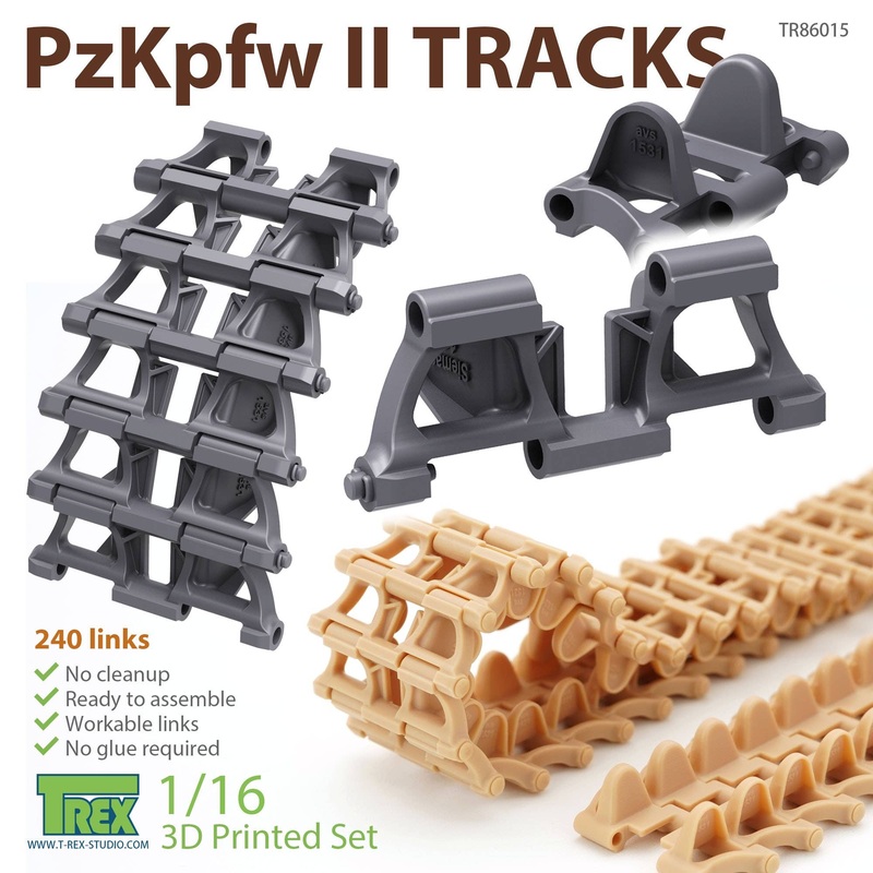 1/16 Movable Tracks for II Tanks