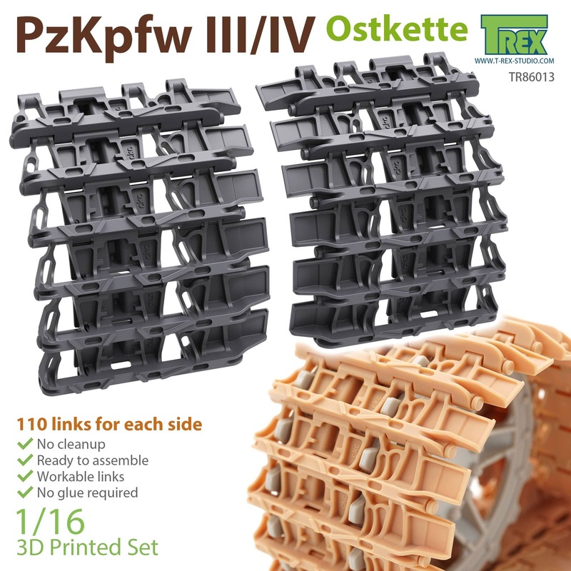 1/16 Movable winter Track for Panzer III / IV Tank Ostketten