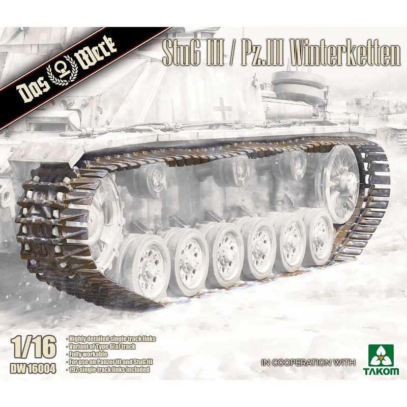 1/16 StuG III / Pz.III Winterketten Track Set