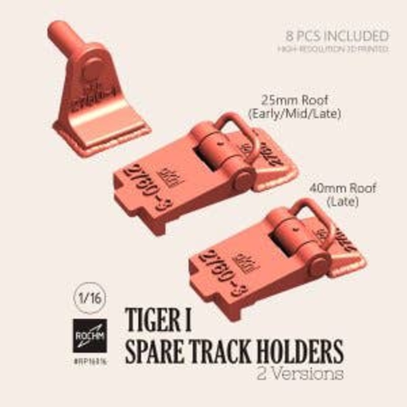 1/16 WWII German Tiger I Heavy Tank Spare Track Holder for Turret (8 Sets)
