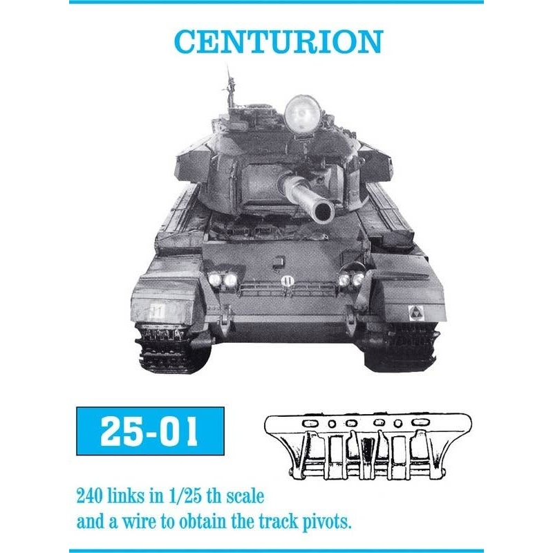 1/25 Centurion Metal Tracks