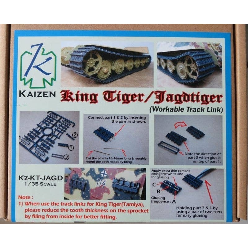 1/35 Kingtiger/Jagdtiger (Workable Track Link) (for Tamiya)