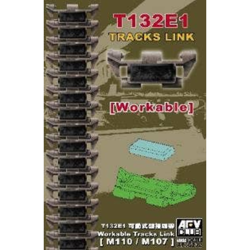 1/35 M110 / M107 Self-propelled Gun T132E1 Movable Track