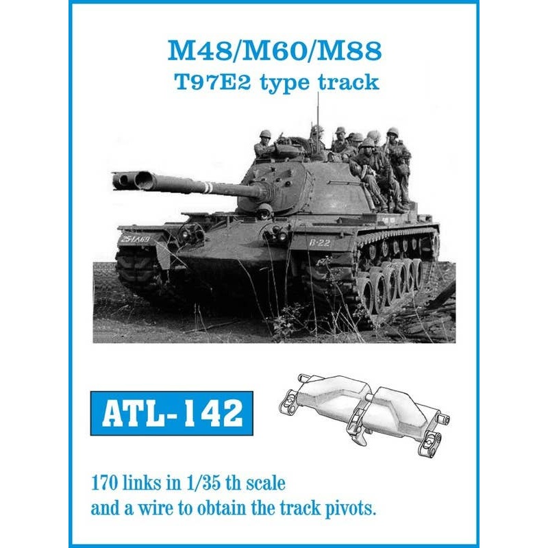 1/35 M48 / M60 / M88 T97E2 type track