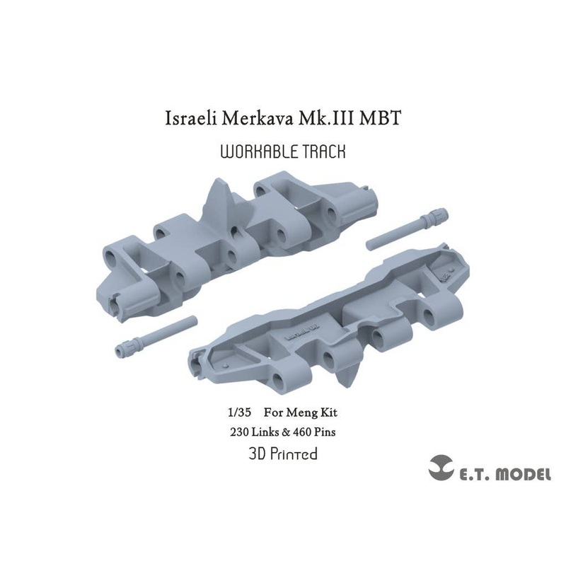 1/35 Modern Israeli Merkava Mk.III Movable Tracks for Main Battle Tank (for Meng Model)