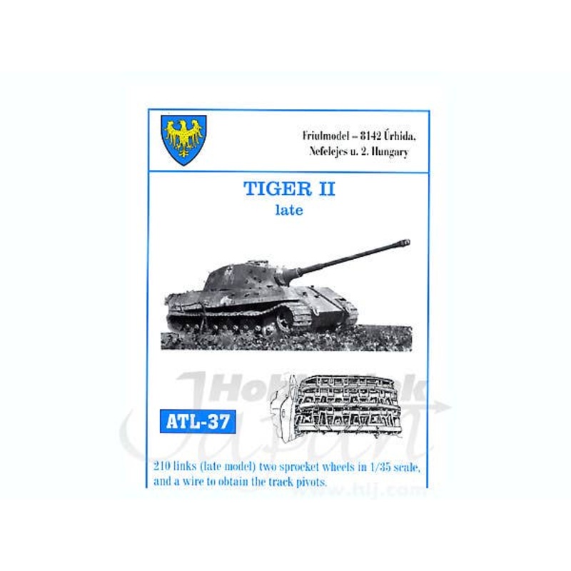 1/35 Working Metal Late-Type Track Set for Tiger II