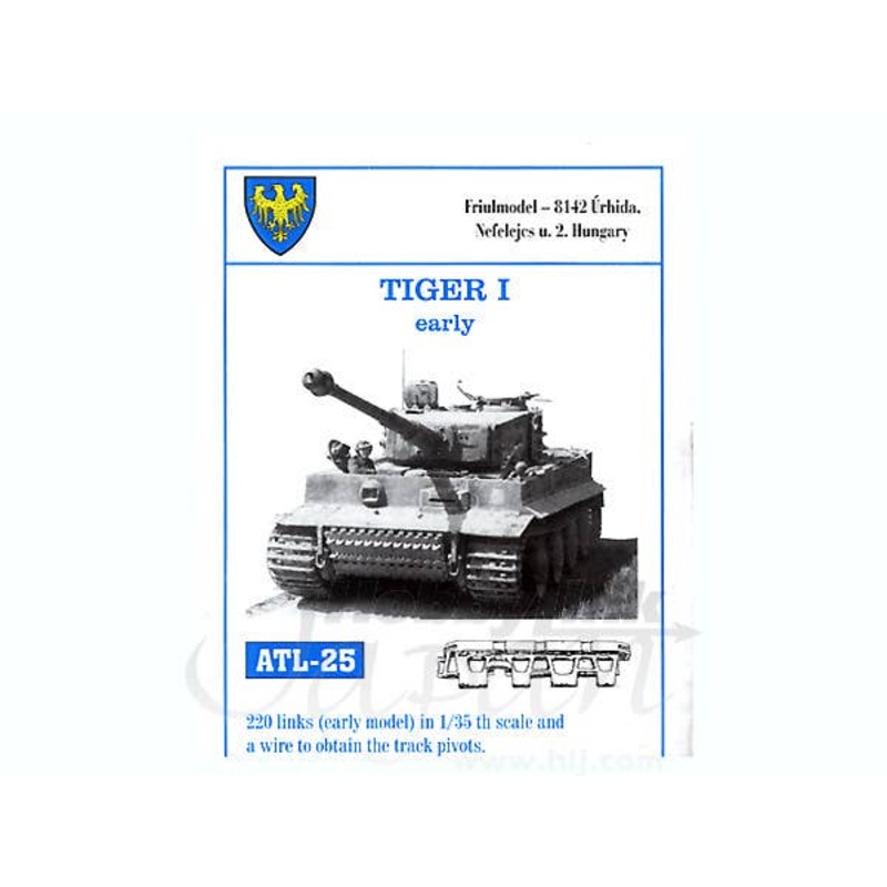 1/35 Working Metal Track Set for Tiger I Early