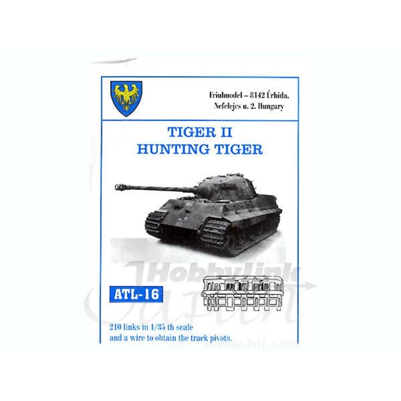 1/35 Working Metal Track Set for Tiger II / Jagdtiger