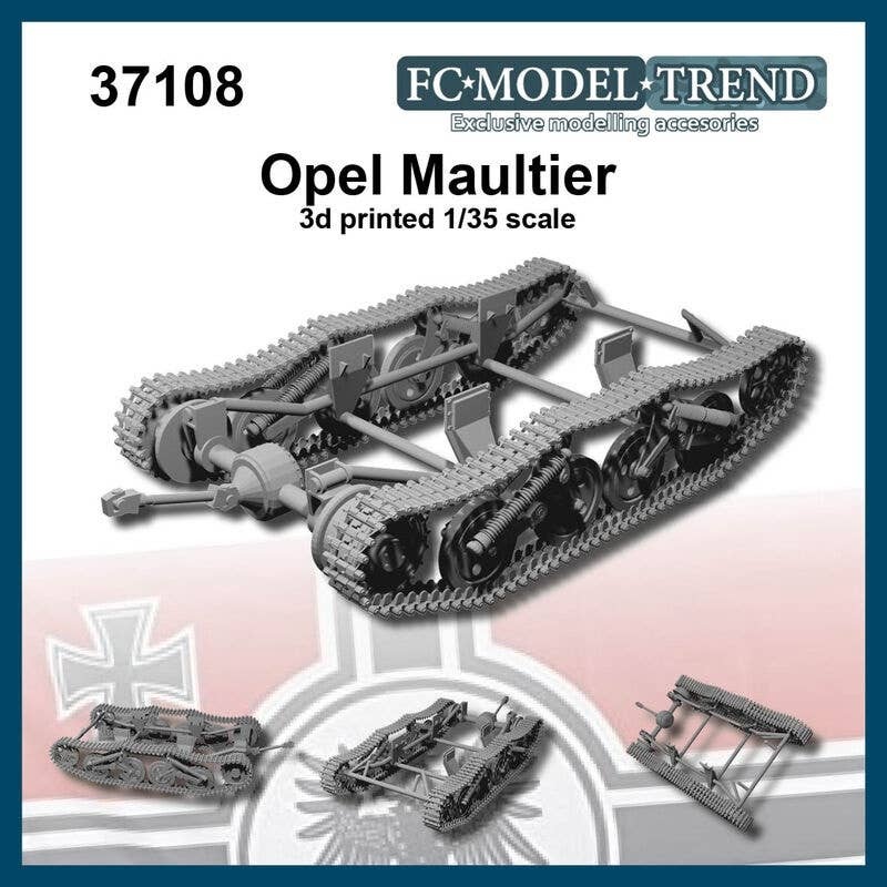 1/35 WWII German Opel Maultia Crawler/Suspension Set (for 1 Car)