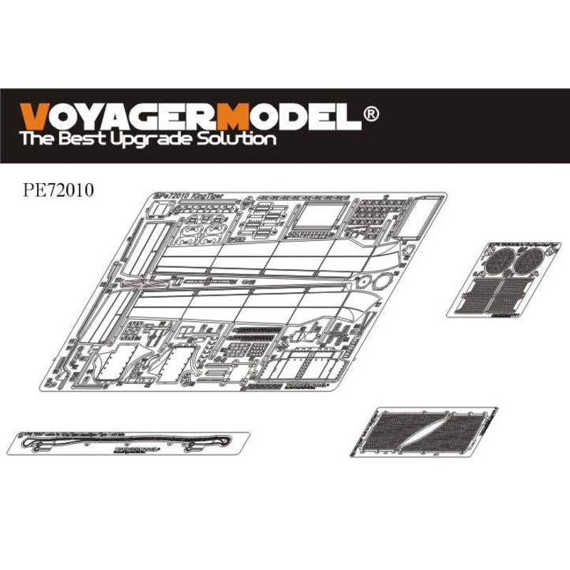 1/72 WWII German King Tiger (Porsche Turret) (For Dragon / Trumpeter)